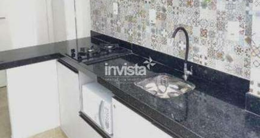 Apartamento com 1 quarto para alugar no Aparecida, Santos 