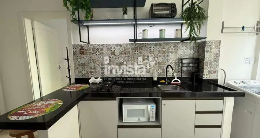 Apartamento com 1 quarto para alugar na Aparecida, Santos 