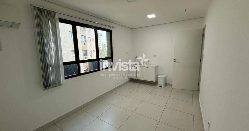 Sala comercial para alugar no Macuco, Santos 