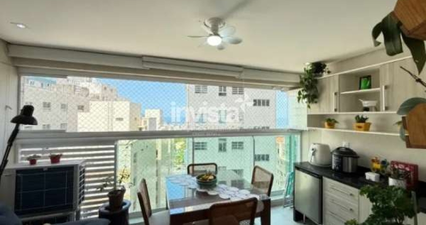 Apartamento com 2 quartos para alugar no José Menino, Santos 