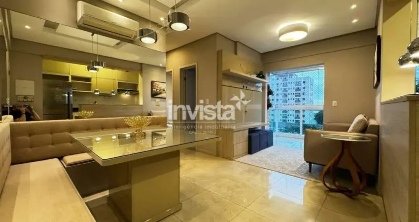 Apartamento com 2 quartos à venda no Estuário, Santos 