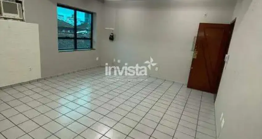 Sala comercial para alugar no Macuco, Santos 