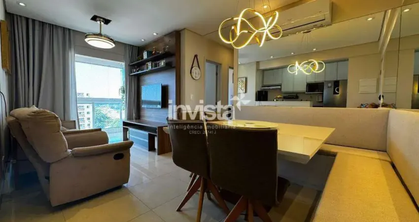 Apartamento com 2 quartos à venda no Estuário, Santos 