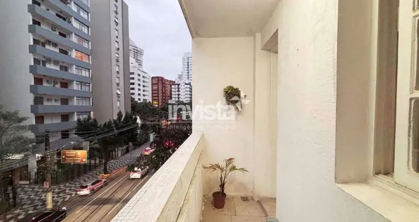 Apartamento com 1 quarto à venda no Gonzaga, Santos 