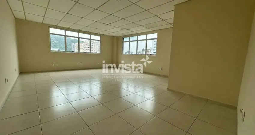 Sala comercial para alugar na Vila Mathias, Santos 