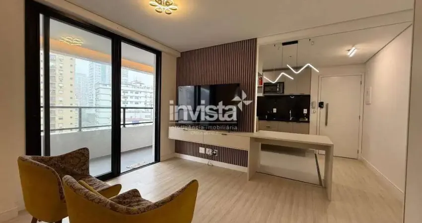 Apartamento com 1 quarto para alugar no Ponta da Praia, Santos 
