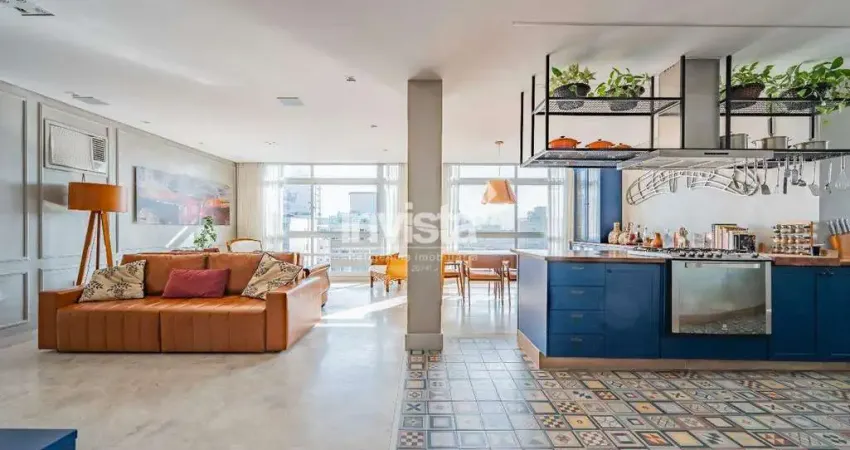 Apartamento exclusivo na localização mais nobre de Santos!