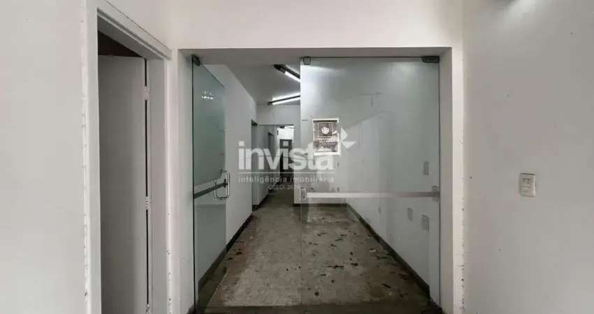 Ponto comercial para alugar no Gonzaga, Santos 