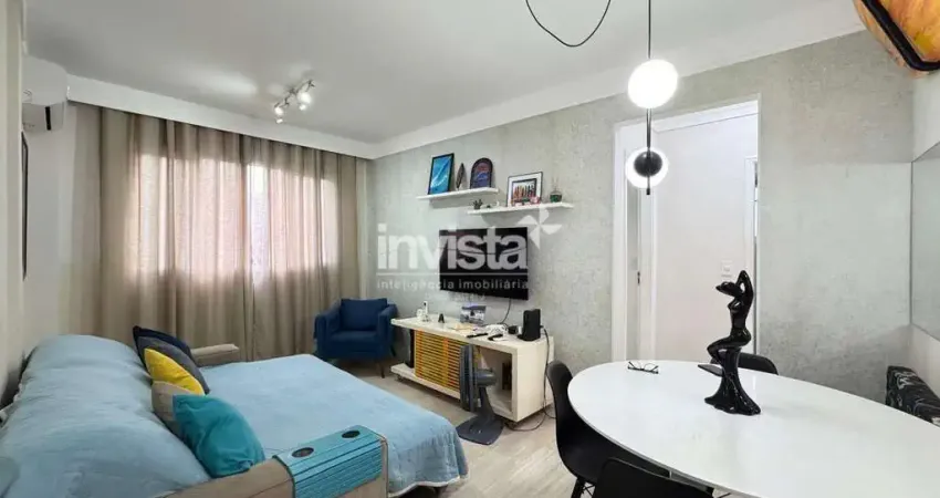 Apartamento com 1 quarto à venda no Marapé, Santos 