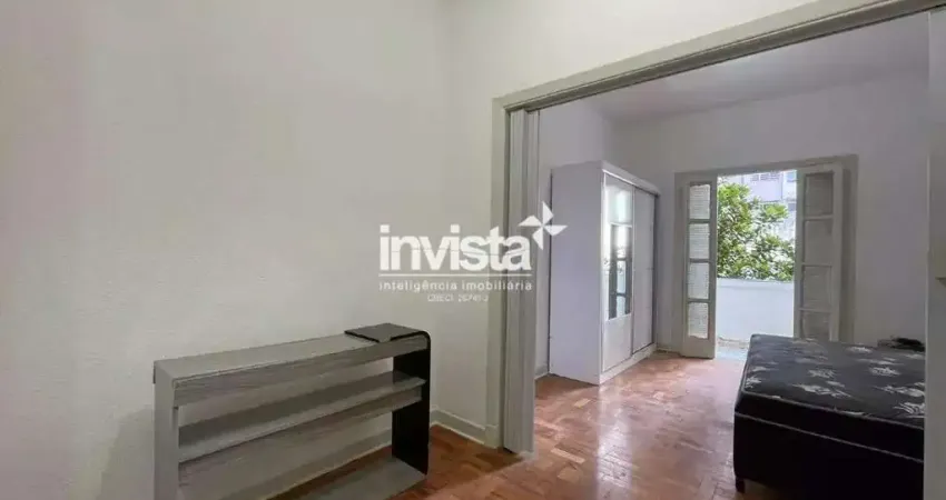 Apartamento com 1 quarto para alugar no Boqueirão, Santos 