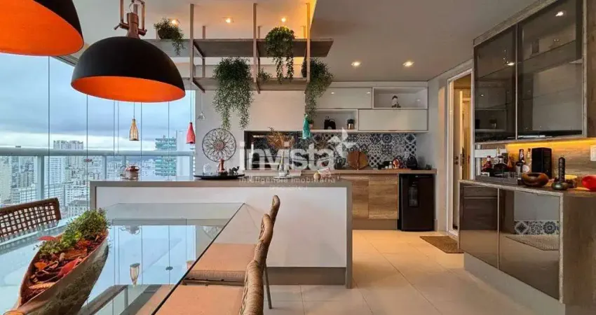 Apartamento com 3 quartos à venda no Boqueirão, Santos 