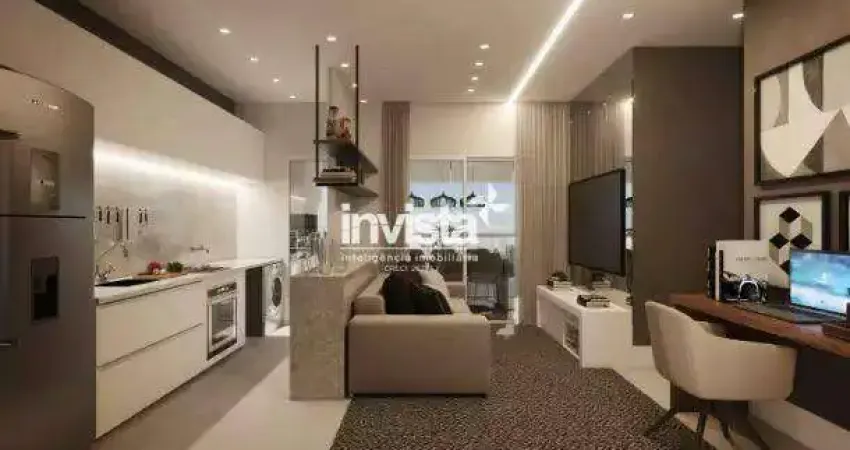 Apartamento com 2 quartos à venda no Encruzilhada, Santos 