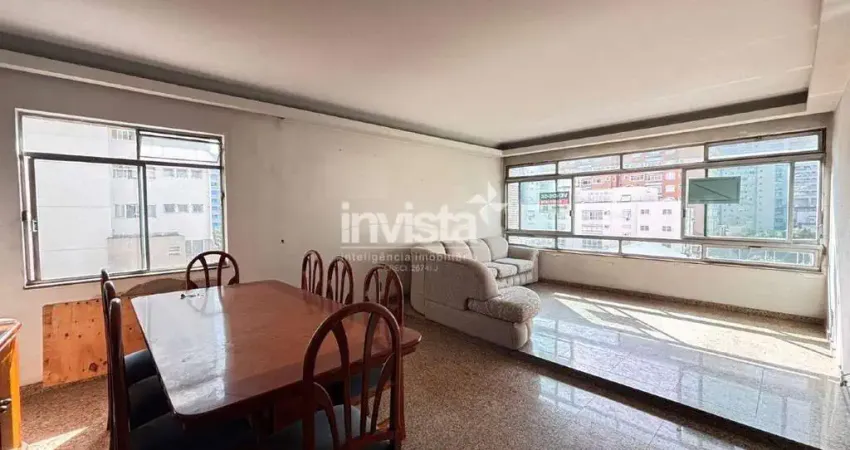 Apartamento com 3 quartos à venda no Gonzaga, Santos