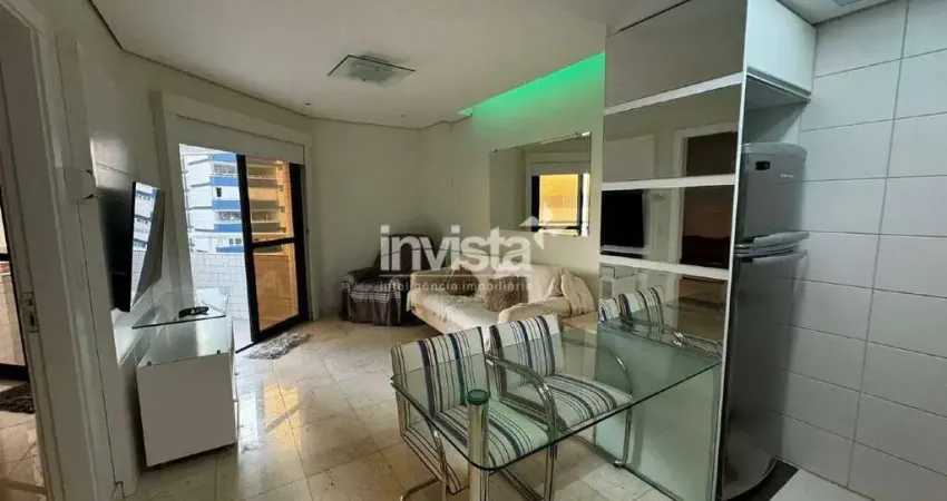 Flat com 1 quarto à venda no Boqueirão, Santos