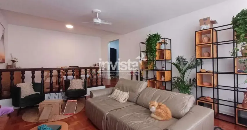 Apartamento com 3 quartos para alugar no Gonzaga, Santos 