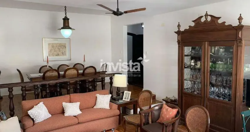 Apartamento com 3 quartos para alugar no Gonzaga, Santos 
