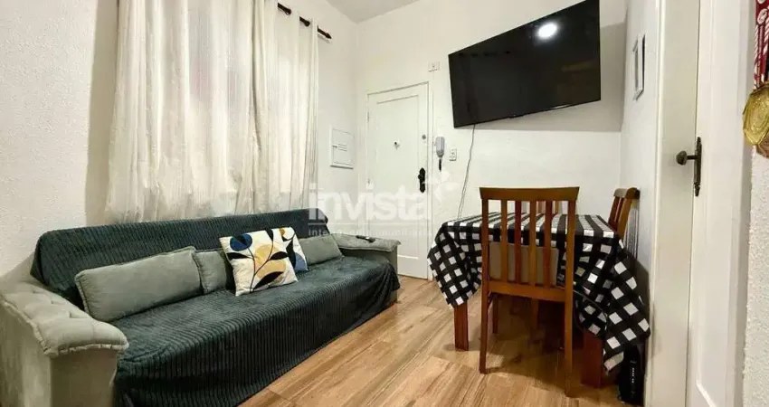 Apartamento com 2 quartos à venda no Embaré, Santos