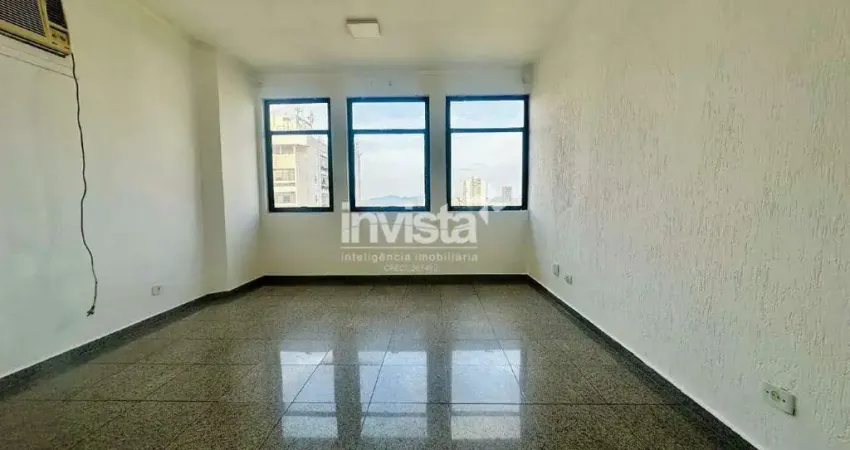 Sala comercial para alugar na Vila Mathias, Santos 