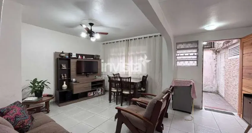 Casa com 2 quartos à venda no Macuco, Santos