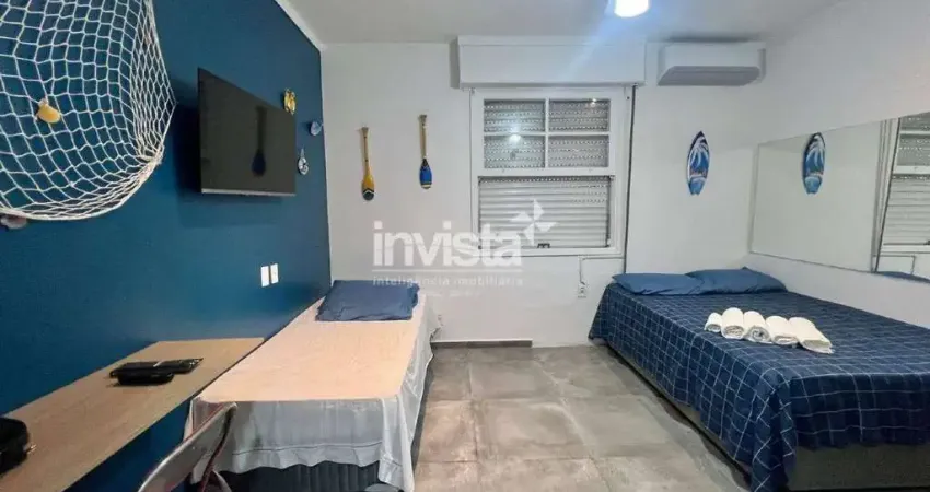 Apartamento com 1 quarto à venda no Embaré, Santos 