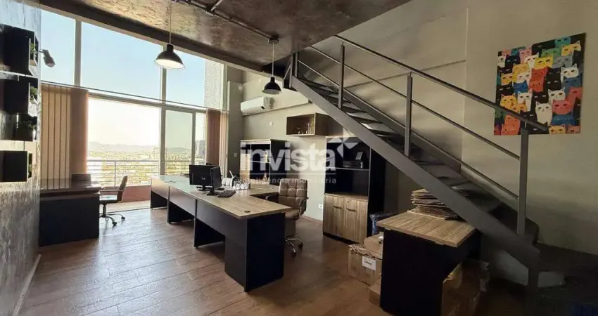Sala comercial à venda na Vila Mathias, Santos