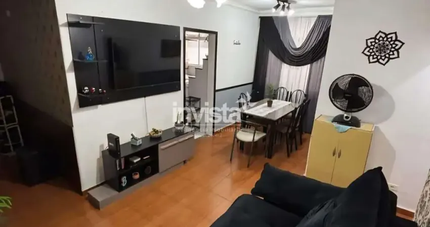 Apartamento com 2 quartos à venda no Encruzilhada, Santos 