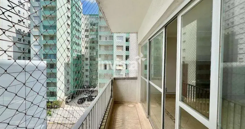 Apartamento com 3 quartos para alugar no José Menino, Santos 
