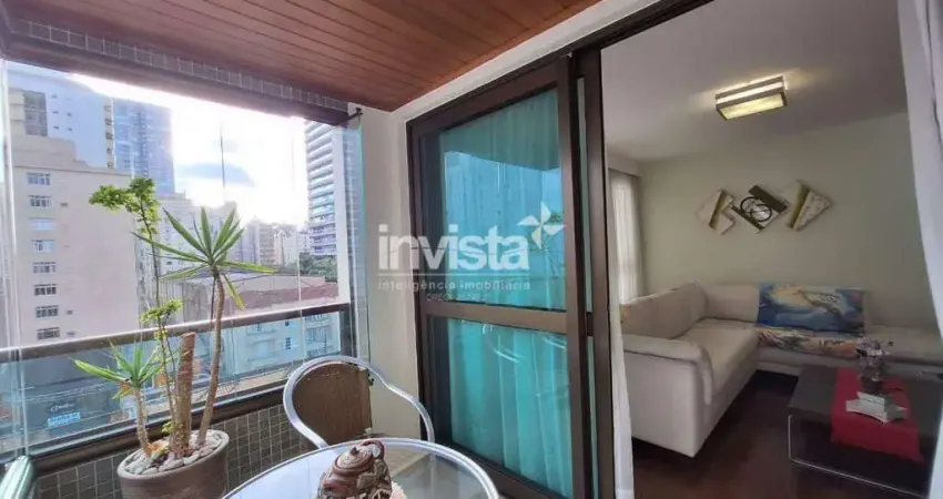 Apartamento com 2 quartos à venda no Gonzaga, Santos