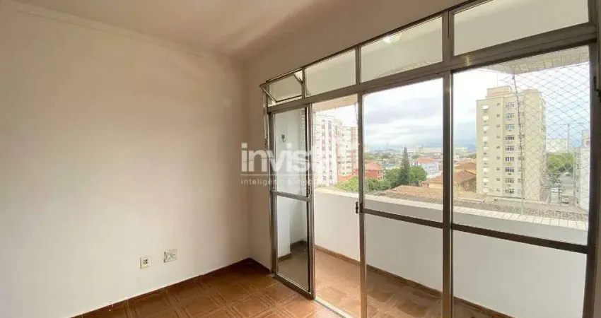 Apartamento com 2 quartos para alugar no Embaré, Santos