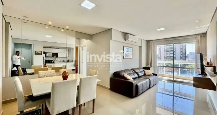 Apartamento com 2 quartos à venda no Marapé, Santos