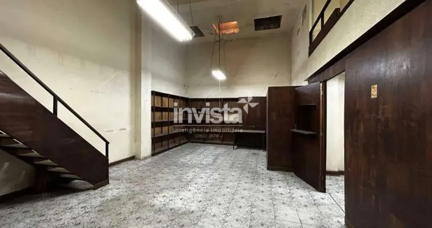 Sala comercial para alugar no Centro, Santos 