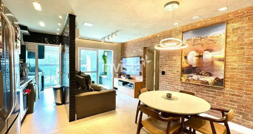 Apartamento com 2 quartos à venda no José Menino, Santos