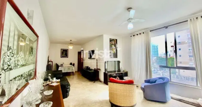 Apartamento com 3 quartos à venda no Ponta da Praia, Santos 