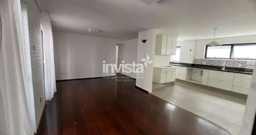 Apartamento com 3 quartos para alugar no Pompéia, Santos 