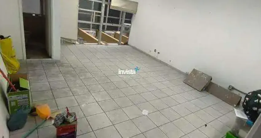 Sala comercial para alugar no Gonzaga, Santos 