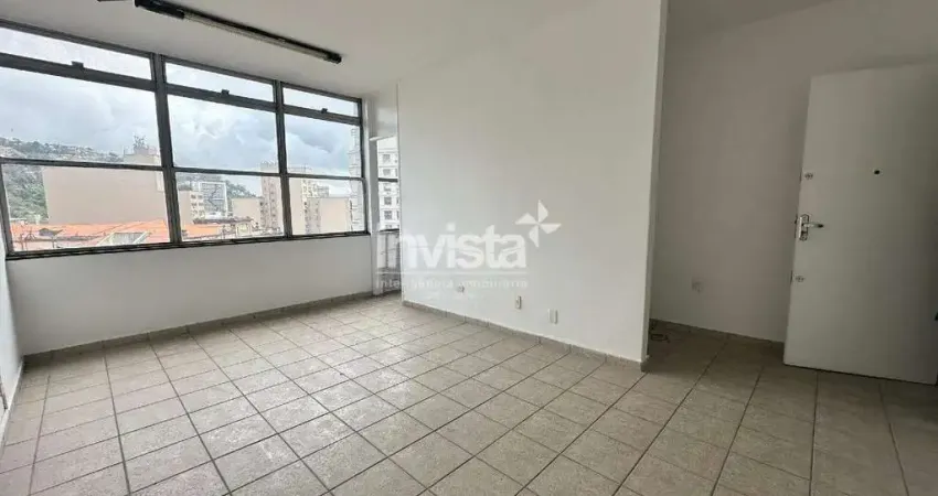 Sala comercial para alugar no Centro, Santos 