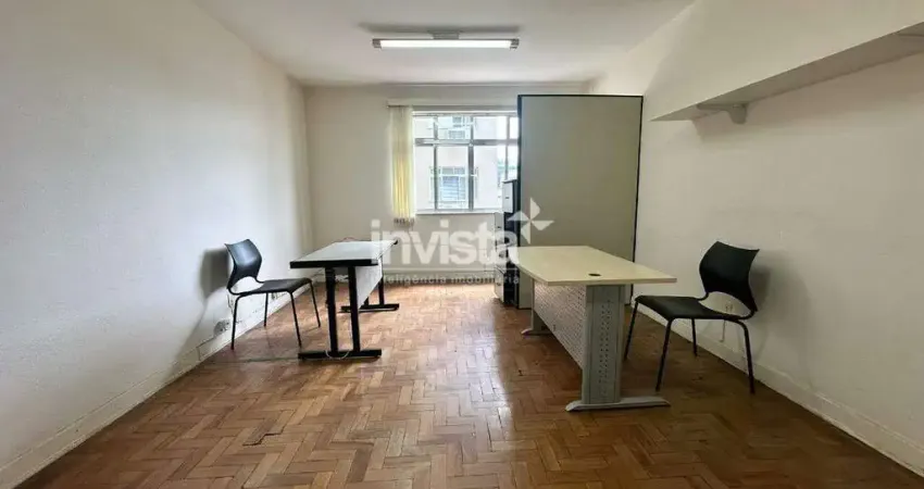 Sala comercial para alugar no Centro, Santos 