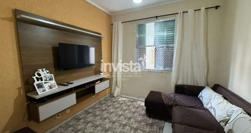 Apartamento com 1 quarto à venda no José Menino, Santos 