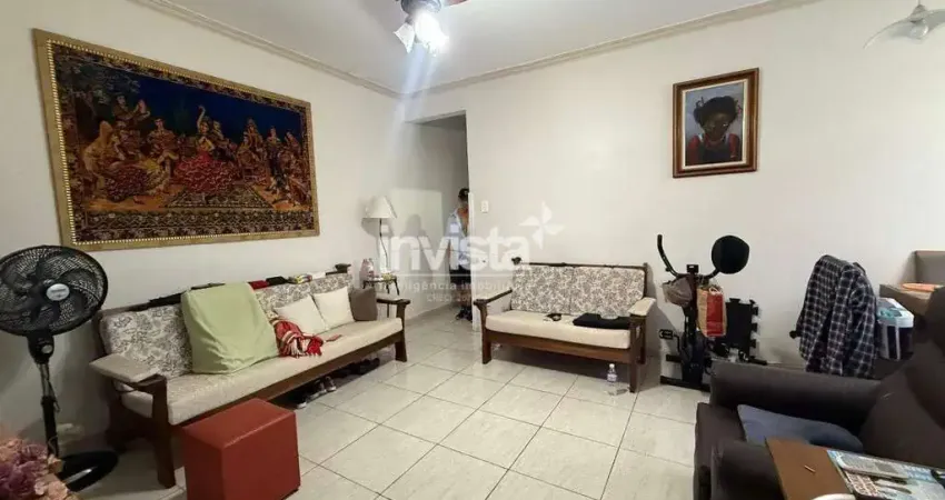Apartamento com 2 quartos à venda no Gonzaga, Santos