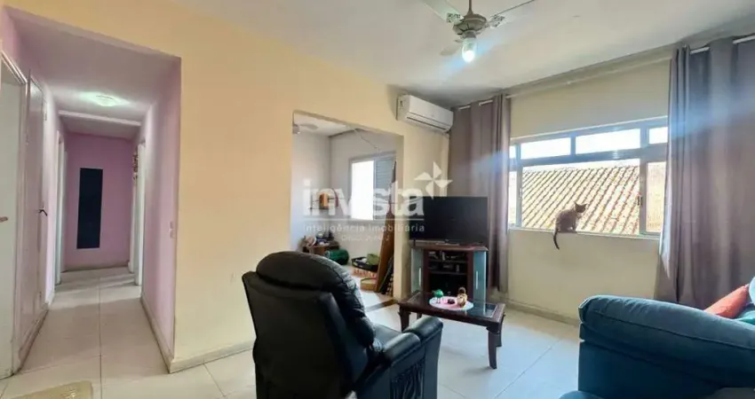 Apartamento com 3 quartos à venda no Gonzaga, Santos