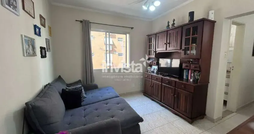 Apartamento com 1 quarto à venda no Boqueirão, Santos
