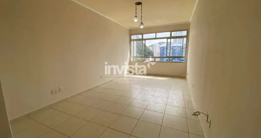 Apartamento com 2 quartos para alugar no José Menino, Santos 