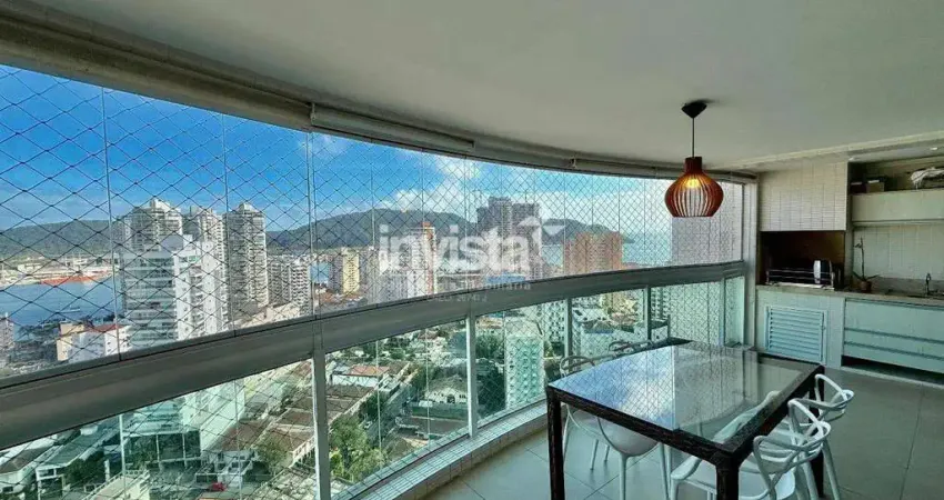 Apartamento com 3 quartos à venda no Ponta da Praia, Santos 