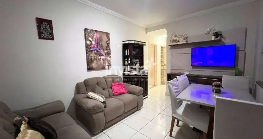 Apartamento com 2 quartos à venda no Embaré, Santos 