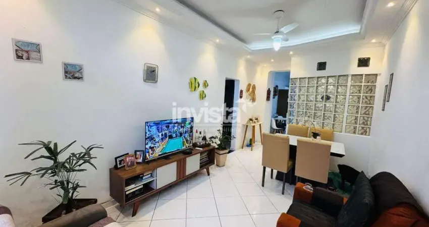 Apartamento com 2 quartos à venda no Embaré, Santos 