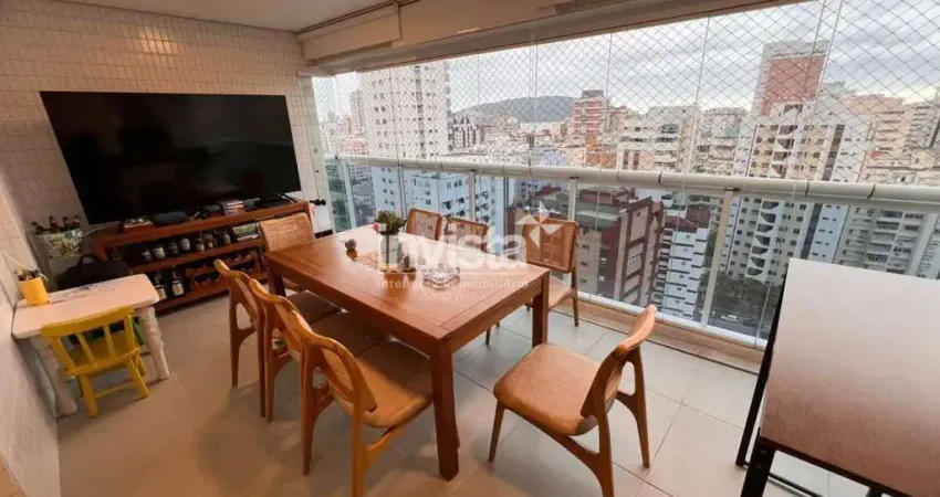 Apartamento com 3 quartos à venda no Boqueirão, Santos