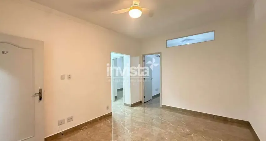 Apartamento com 2 quartos para alugar no Embaré, Santos