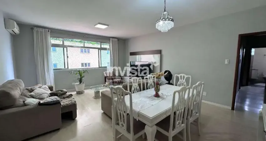 Apartamento com 3 quartos à venda na Aparecida, Santos