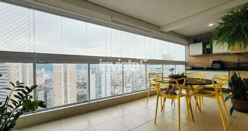 Apartamento com 2 quartos à venda no Gonzaga, Santos