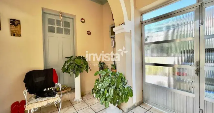 Casa com 3 quartos à venda no Encruzilhada, Santos